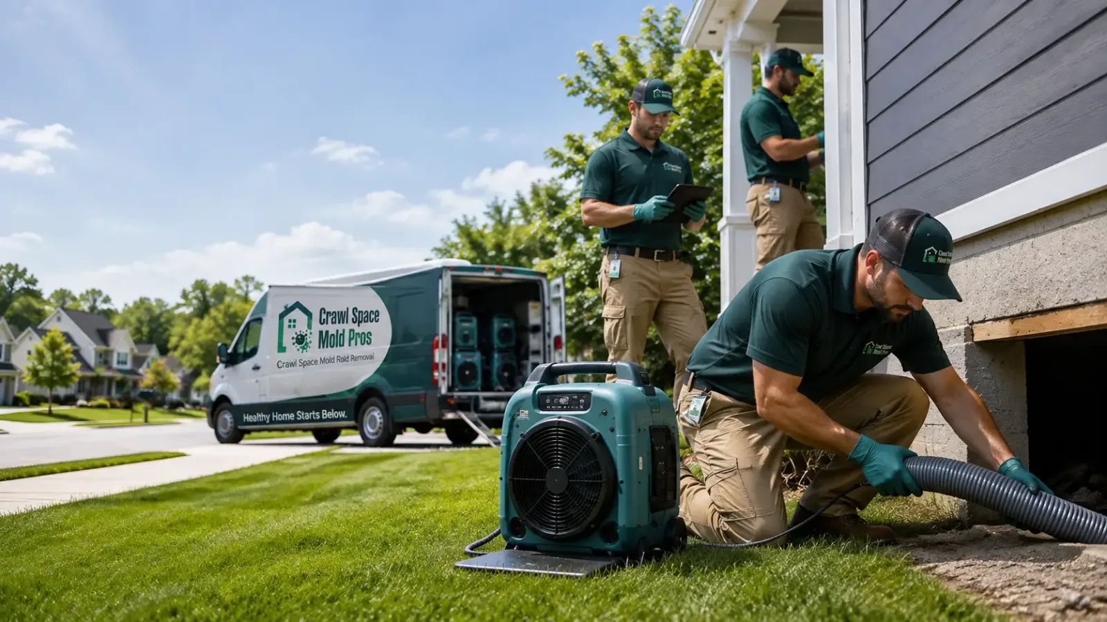 Crawl Space Mold Removal in Cornish, UT